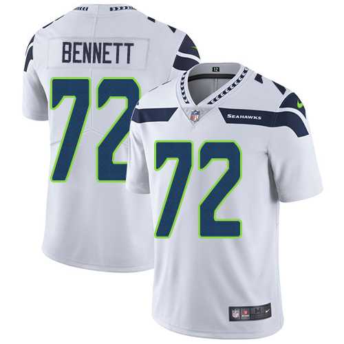 Nike Seattle Seahawks #72 Michael Bennett White NFL Vapor Untouchable Limited Jersey,We sell and wholesale Nike Seattle Seahawks #72 Michael Bennett White NFL Vapor Untouchable Limited Jersey on line form chian!
